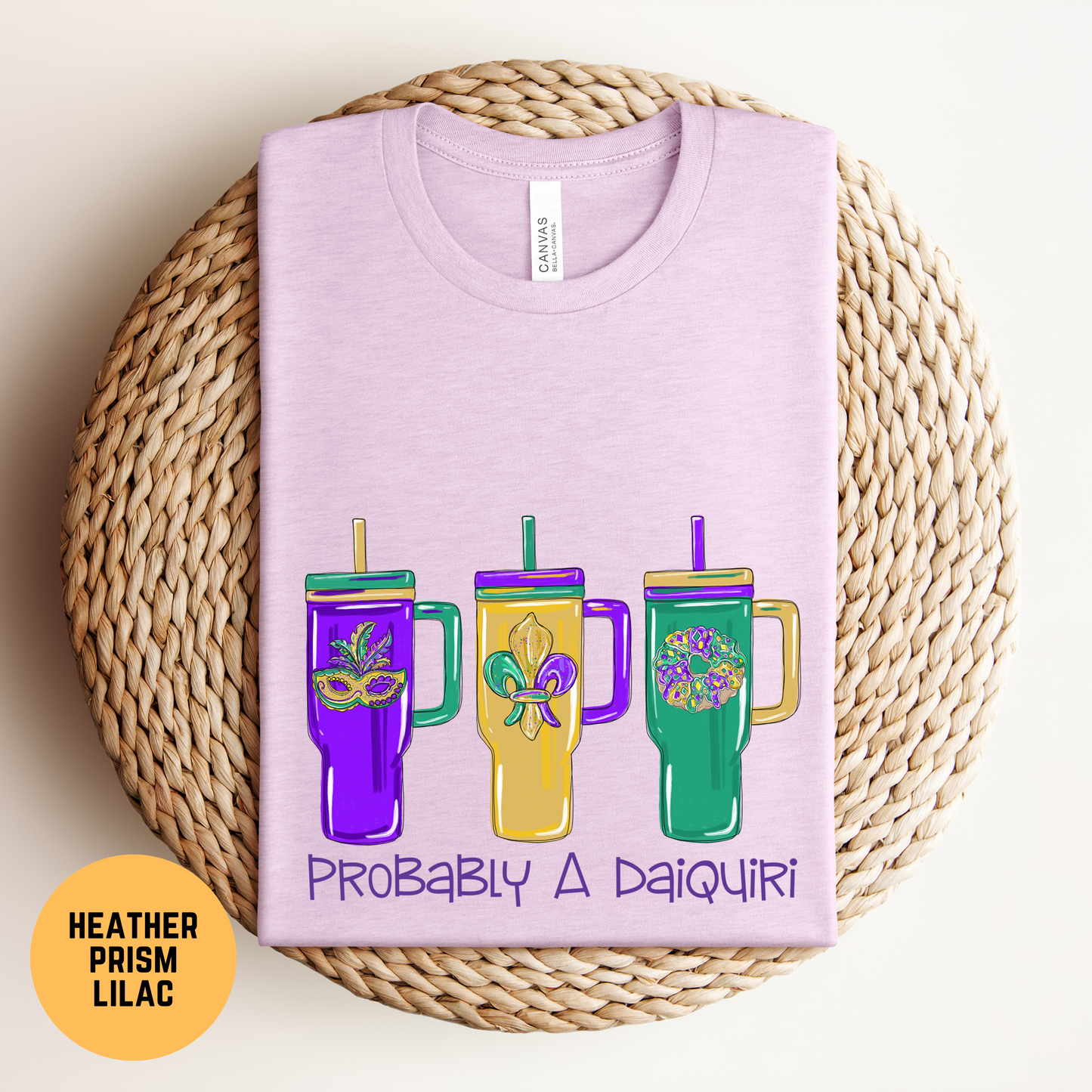 Funny Mardi Gras Daiquiri Shirt, Nola Bachelorette Party Shirt, Nola Mardi Gras Parade Shirt