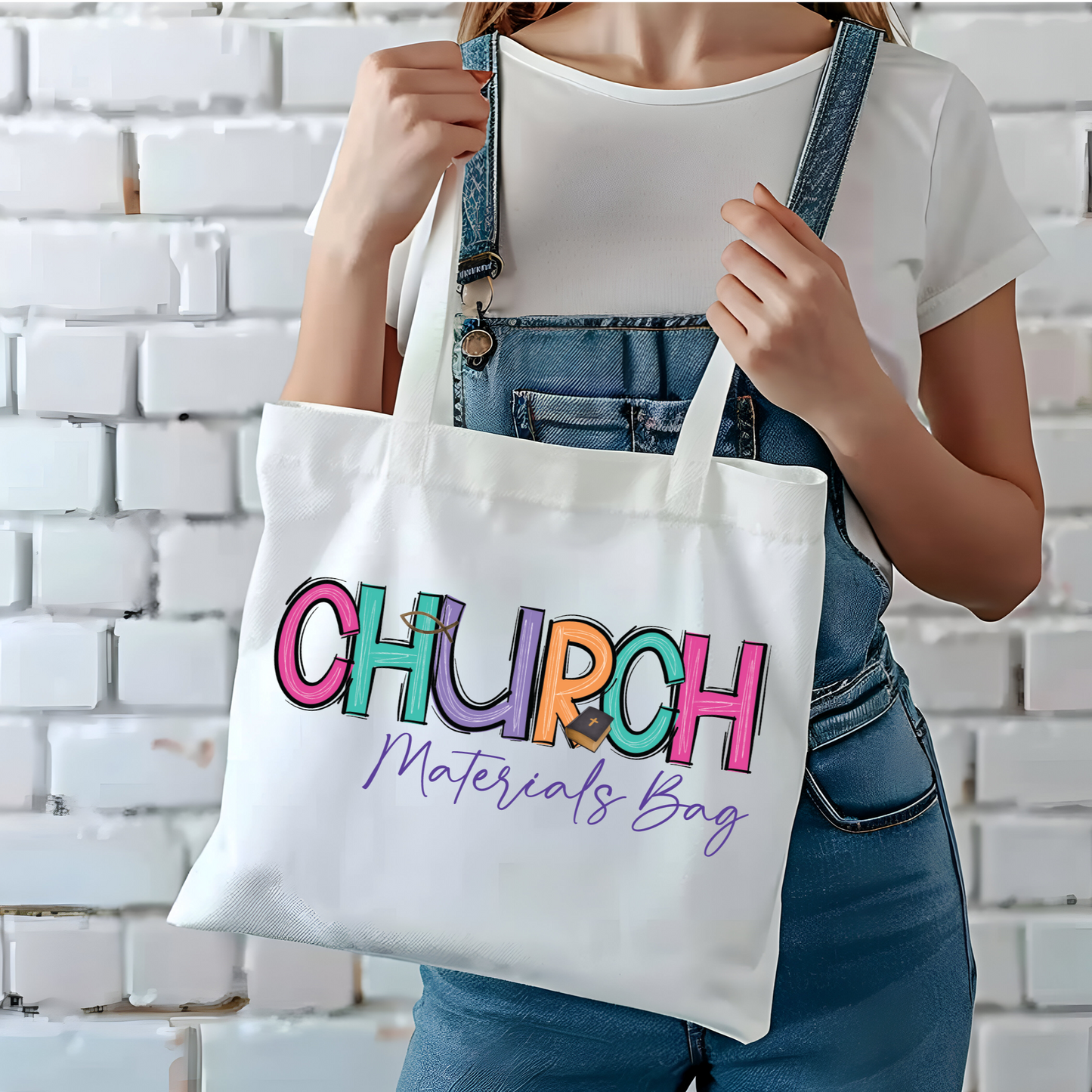Church Materials Tote Bag