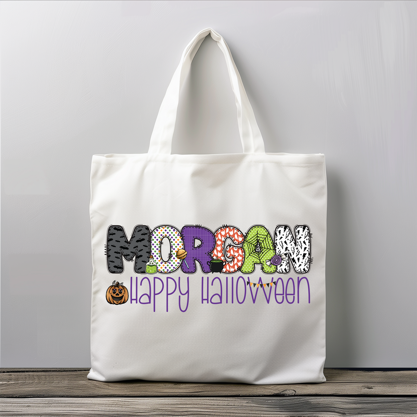 Personalized Happy Halloween Bag