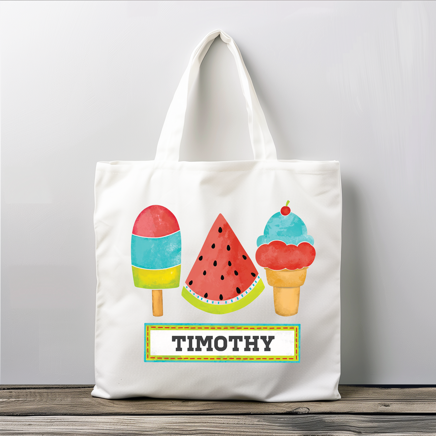 Summer Treats Personalized Tote