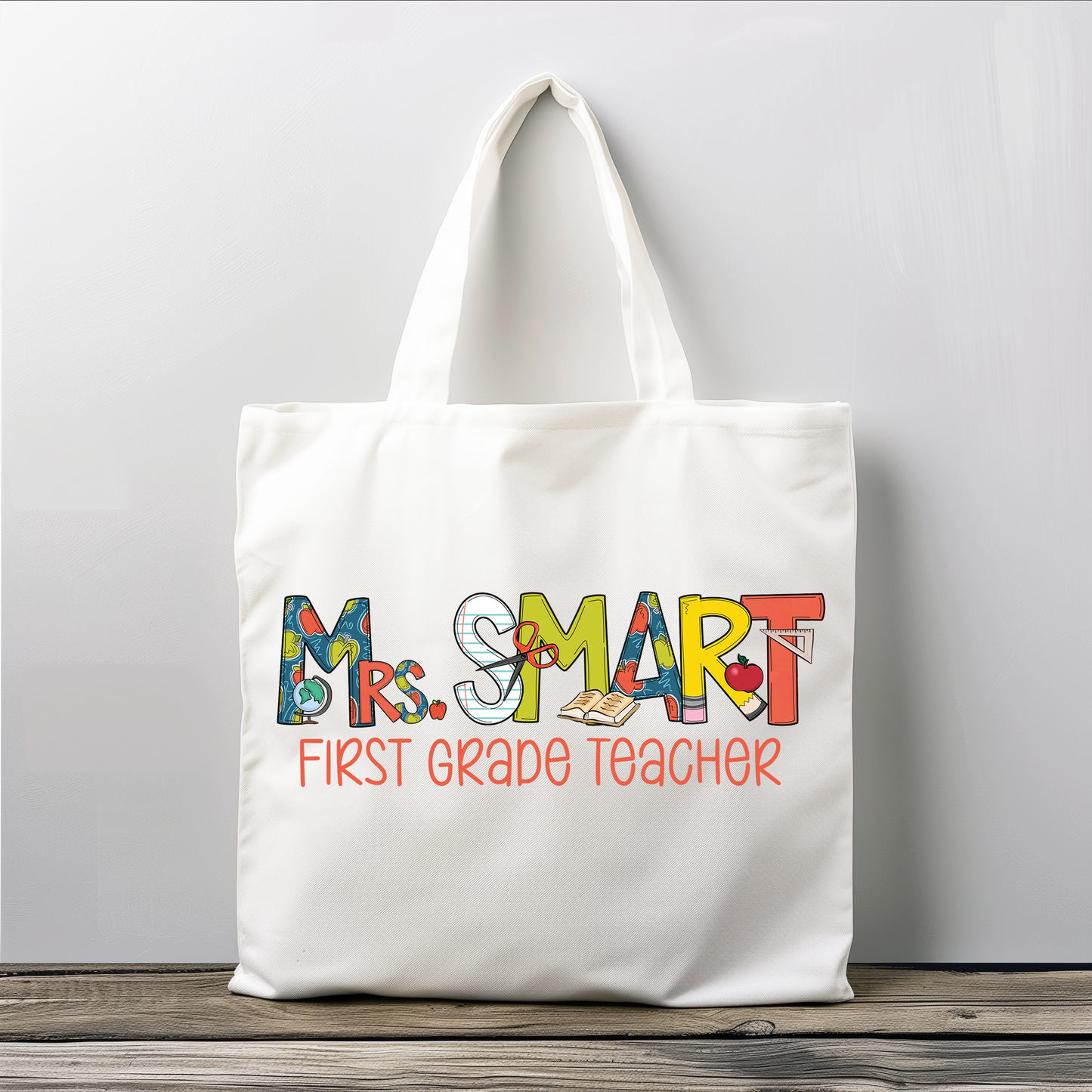 Personalized Teacher Gift Tote